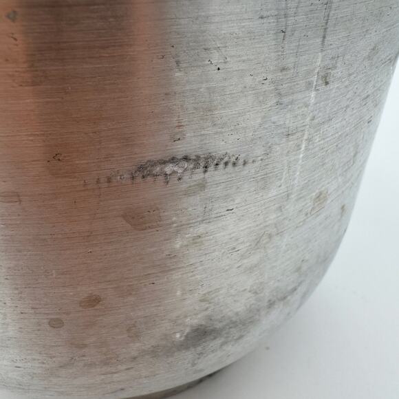 Vintage Aluminum Ice Bucket,  Mid Century 12" Made in Italy - Picture 8 of 10